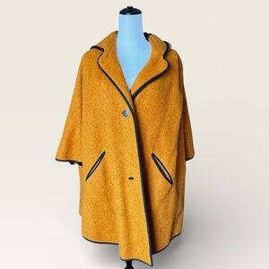 Vintage Ein WF Modell Vienna Wool Cape Coat For Rikes Dept Store Dayton Ohio 12